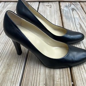 Lauren by Ralph Lauren Heels -Zamora Black Kidskin  Heel- Size 11B